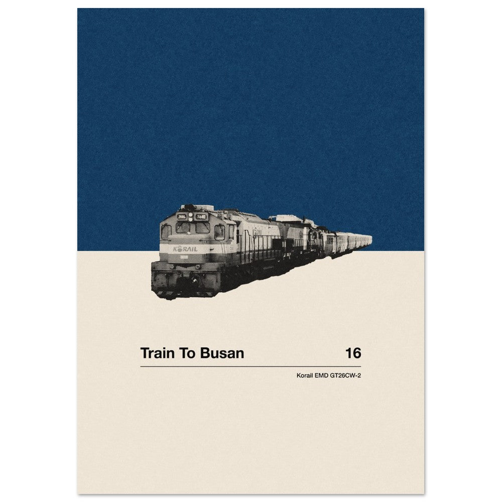 Train To Busan Movie Car Poster