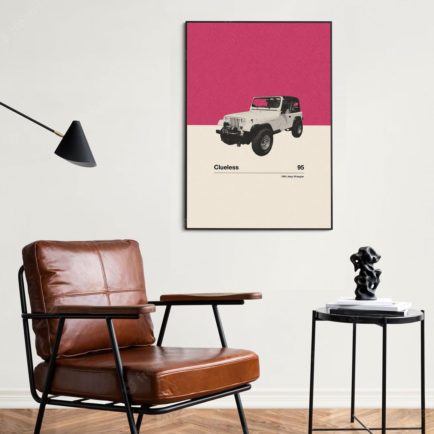 Clueless Minimalist Movie Car Poster