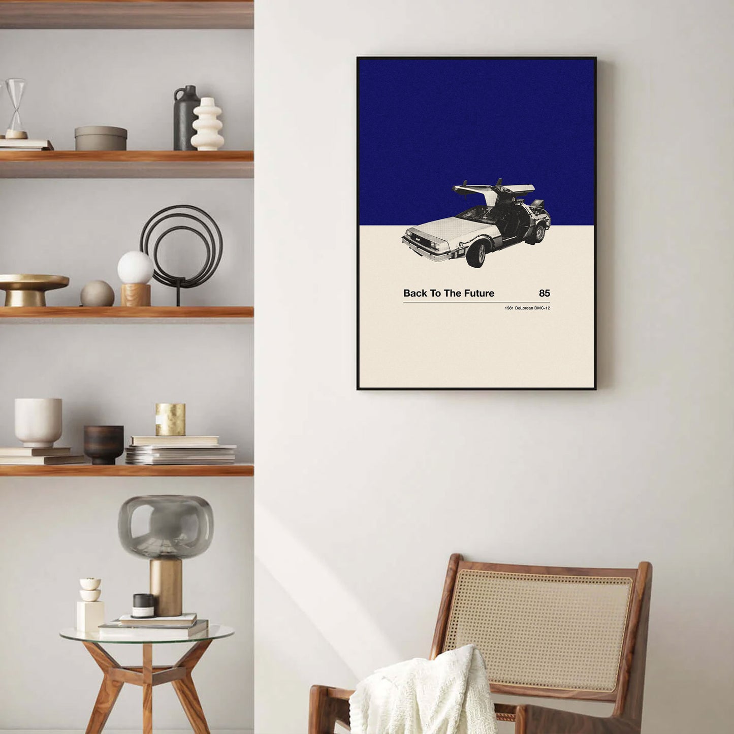 Back To The Future Car Poster | Minimalist Movie Poster