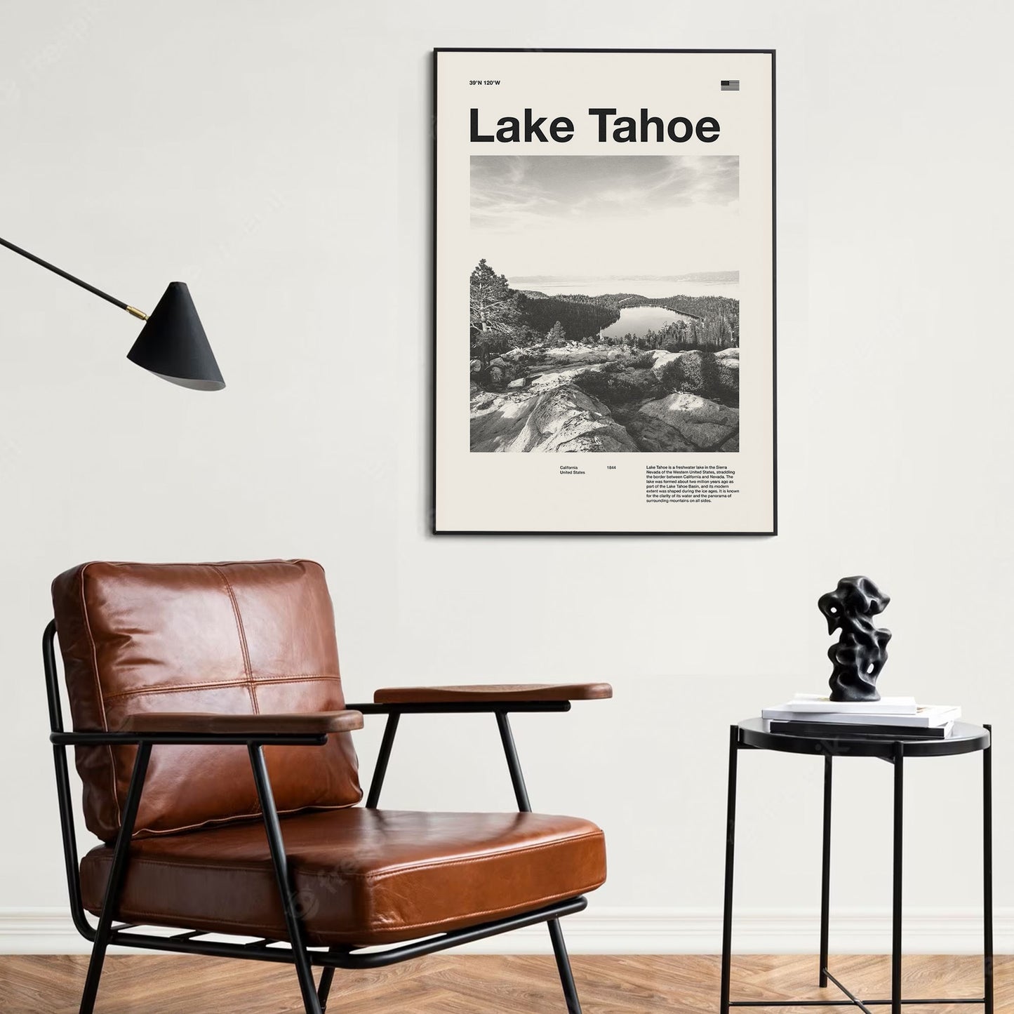 Lake Tahoe City Poster