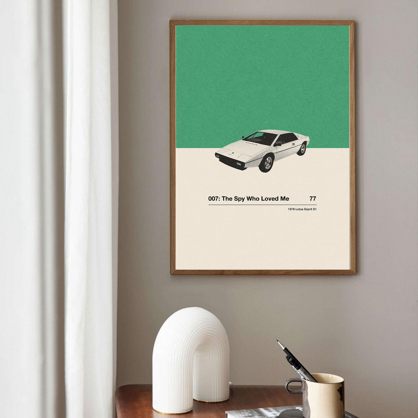 The Spy Who Loved Me Movie Car Poster