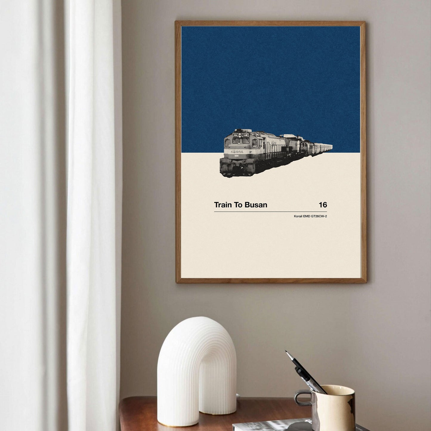 Train To Busan Movie Car Poster