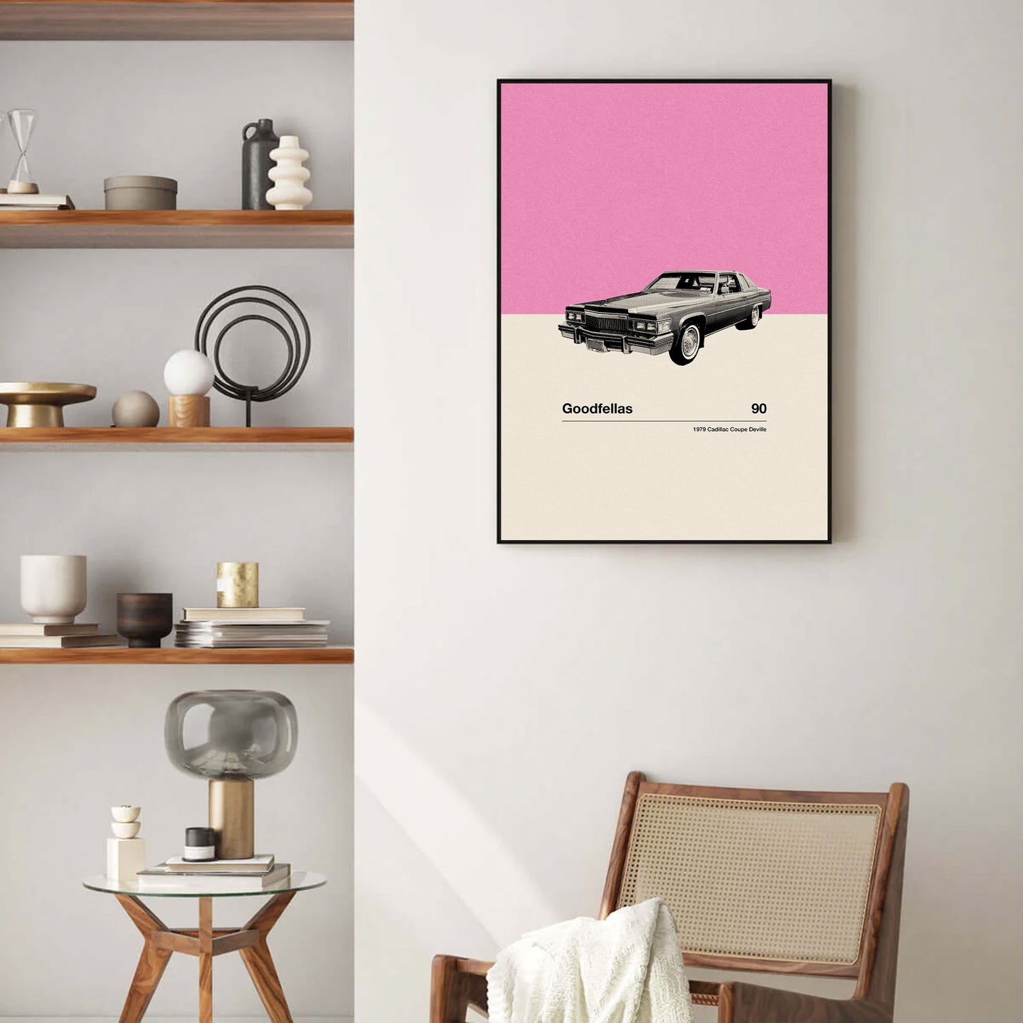 Goodfellas | Car in Movie Series | Mid Century Modern Poster | Minimalist Poster | Retro Art Print | Classic Movie | Gifts for him