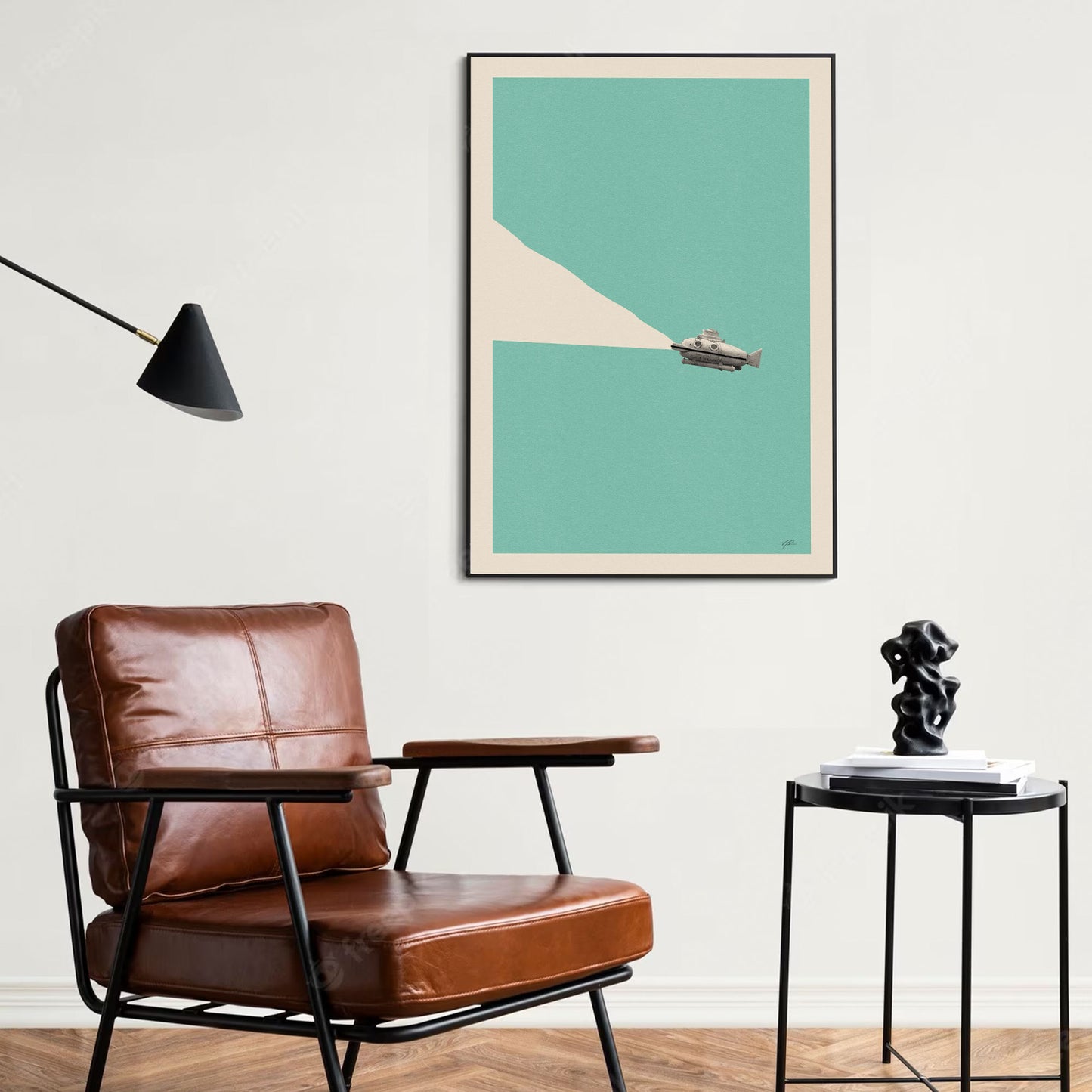 The Life Aquatic with Steve Zissou Inspired Poster | Minimalist Art Print | Retro Art Print | Wall Art | Housewarming Gift | Wes Anderson Movie Poster