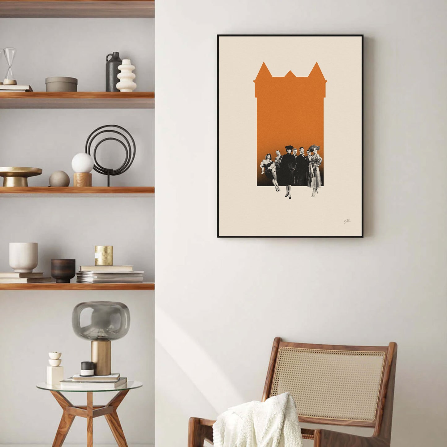 Clue Inspired Poster | Mid Century Modern Poster | Minimalist Poster | Retro Art Print | Classic Movie | Christmas Gift