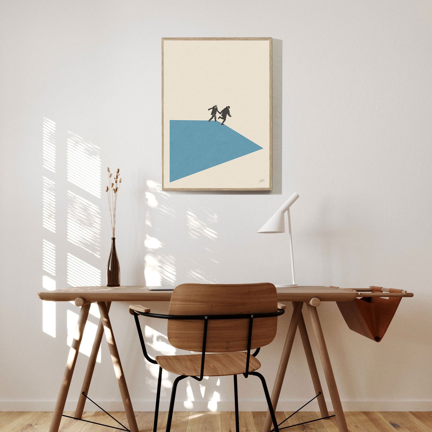 a minimalist art print of the movie Eternal Sunshine of The Spotless Mind