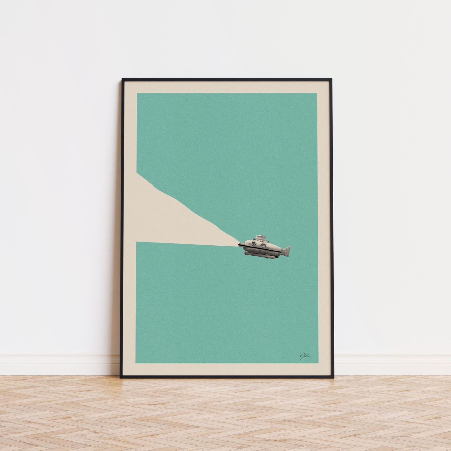 The Life Aquatic with Steve Zissou Inspired Poster | Minimalist Art Print | Retro Art Print | Wall Art | Housewarming Gift | Wes Anderson Movie Poster