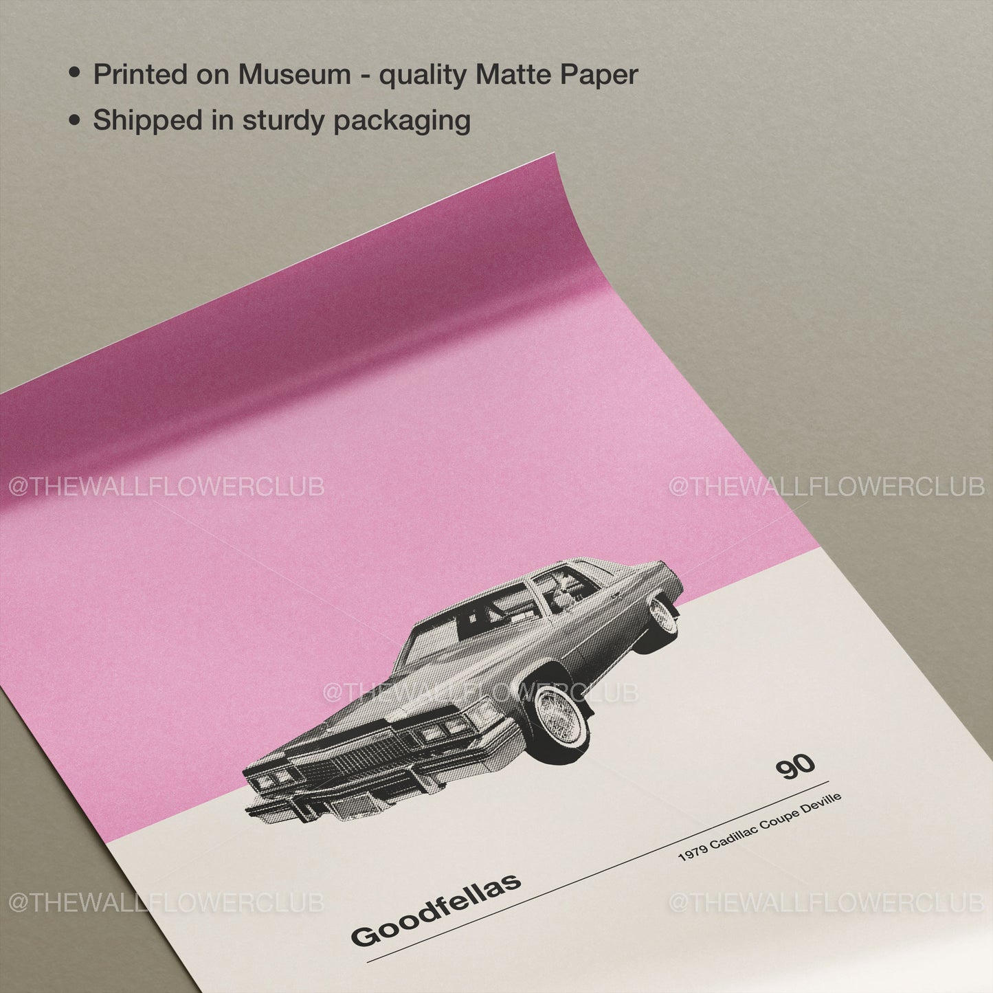 Goodfellas | Car in Movie Series | Mid Century Modern Poster | Minimalist Poster | Retro Art Print | Classic Movie | Gifts for him