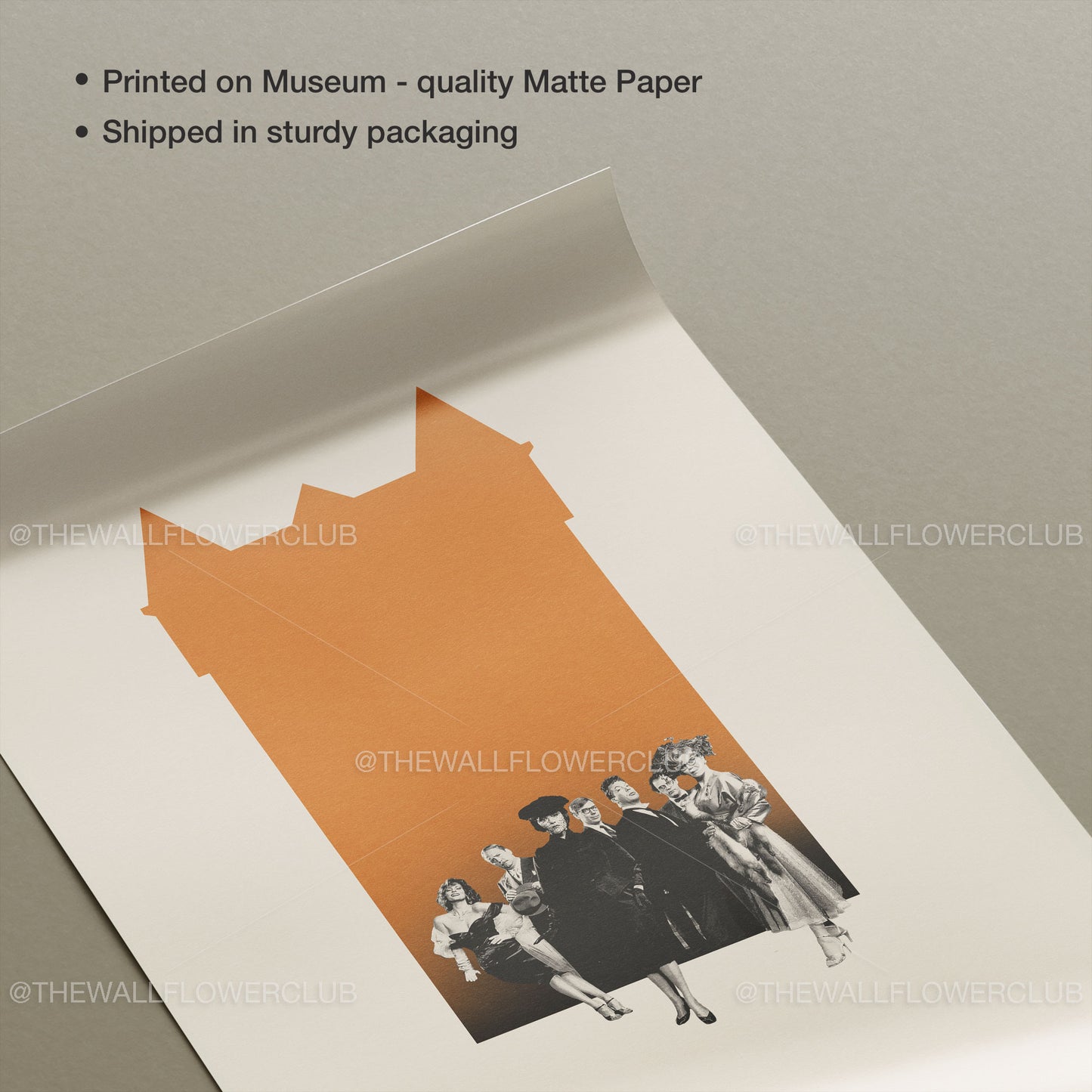 Clue Inspired Poster | Mid Century Modern Poster | Minimalist Poster | Retro Art Print | Classic Movie | Christmas Gift