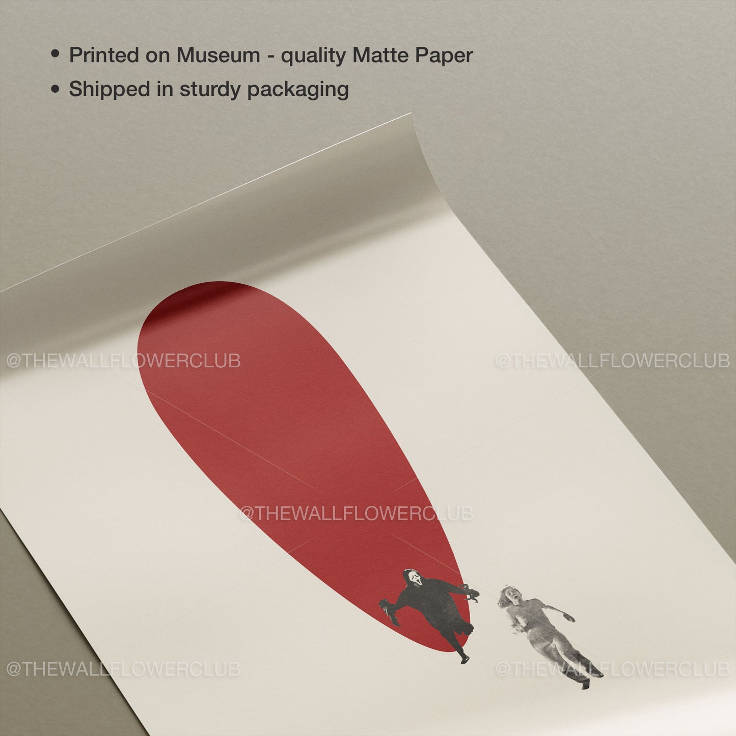 Scream 1996 Inspired Poster | Mid Century Modern Poster | Minimalist Poster | Retro Art Print | Classic Movie | Christmas Gift