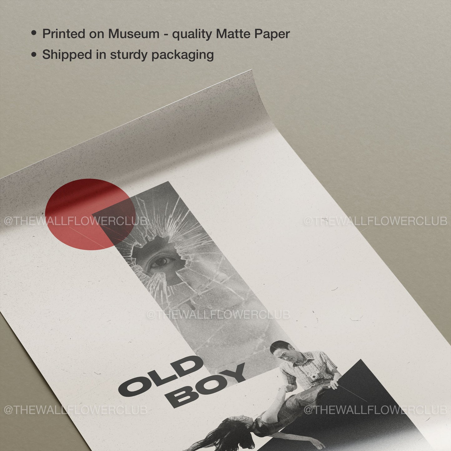 Old Boy Movie Poster | Korean Movie Print Art