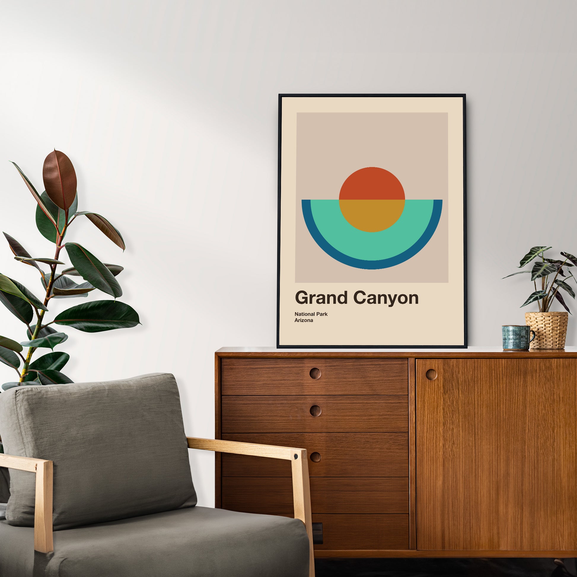 Grand Canyon National Park - Print Material - Grand Canyon Park, national park prints, Travel Poster