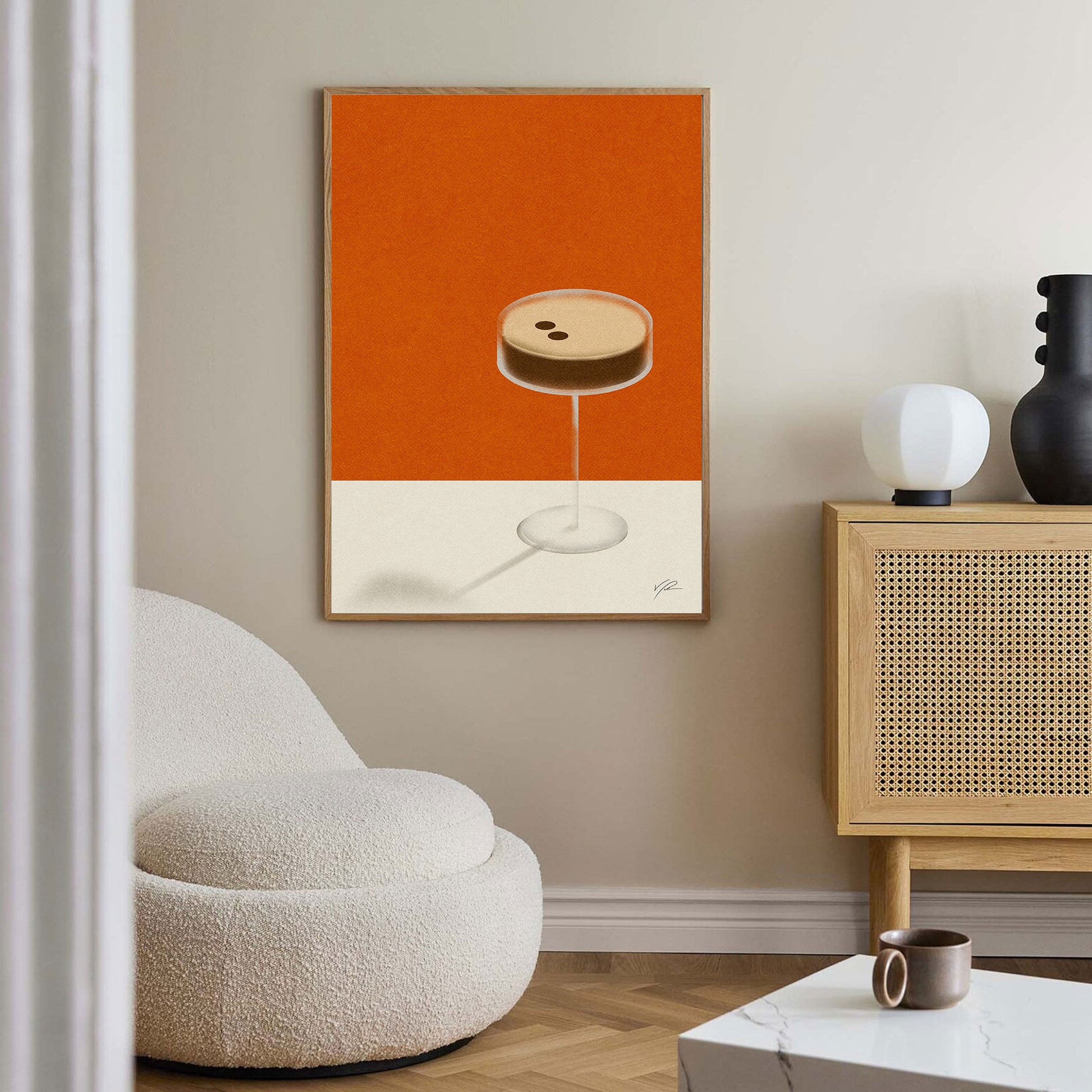 Espresso Martini - Print Arts - bar cart poster, cocktail poster, espresso martini, poster