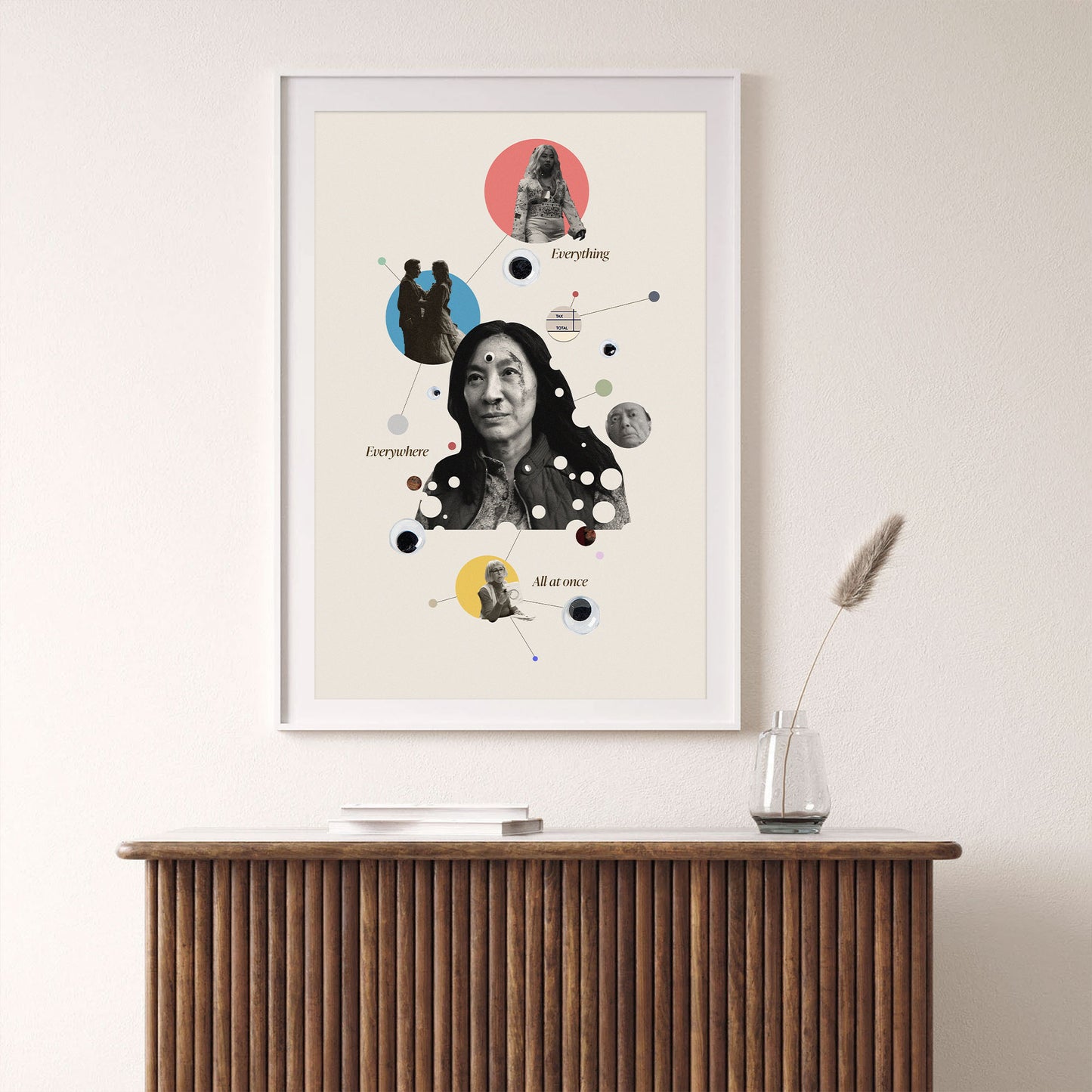 Everything Everywhere All At Once - Print Arts - a24, alternative movie poster, everything everywhere all at once, film poster, Ke Huy Quan, Michelle Yeoh, mid century movie, minimalist poster, movie artwork, movie poster, poster, redesigned movie poster, Stephanie Hsu