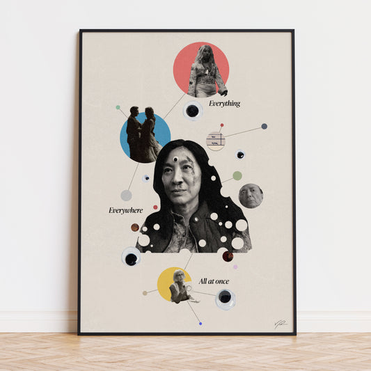 Everything Everywhere All At Once - Print Arts - a24, alternative movie poster, everything everywhere all at once, film poster, Ke Huy Quan, Michelle Yeoh, mid century movie, minimalist poster, movie artwork, movie poster, poster, redesigned movie poster, Stephanie Hsu