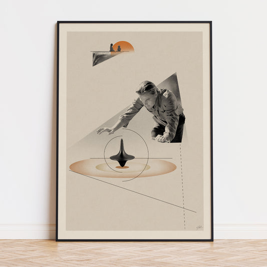 Inception - Print Arts - alternative movie poster, christopher nolan, film poster, Inception, mid century movie, minimalist poster, movie artwork, movie poster, redesigned movie poster