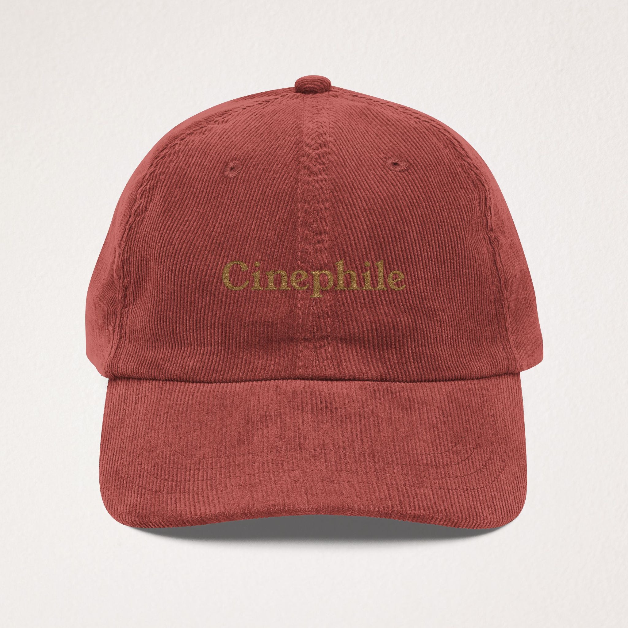 Cinephile Hat - Movie Lover Corduroy Hat