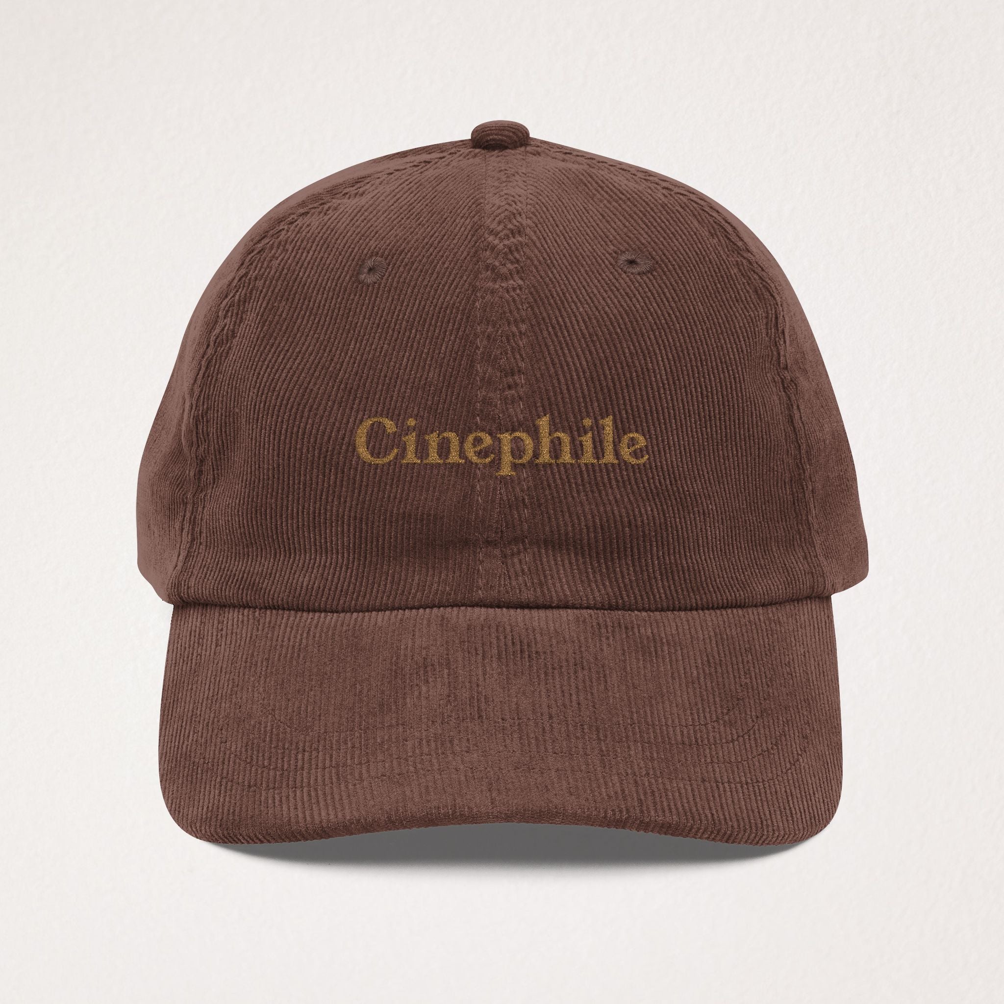 Cinephile Hat - Movie Lover Corduroy Hat
