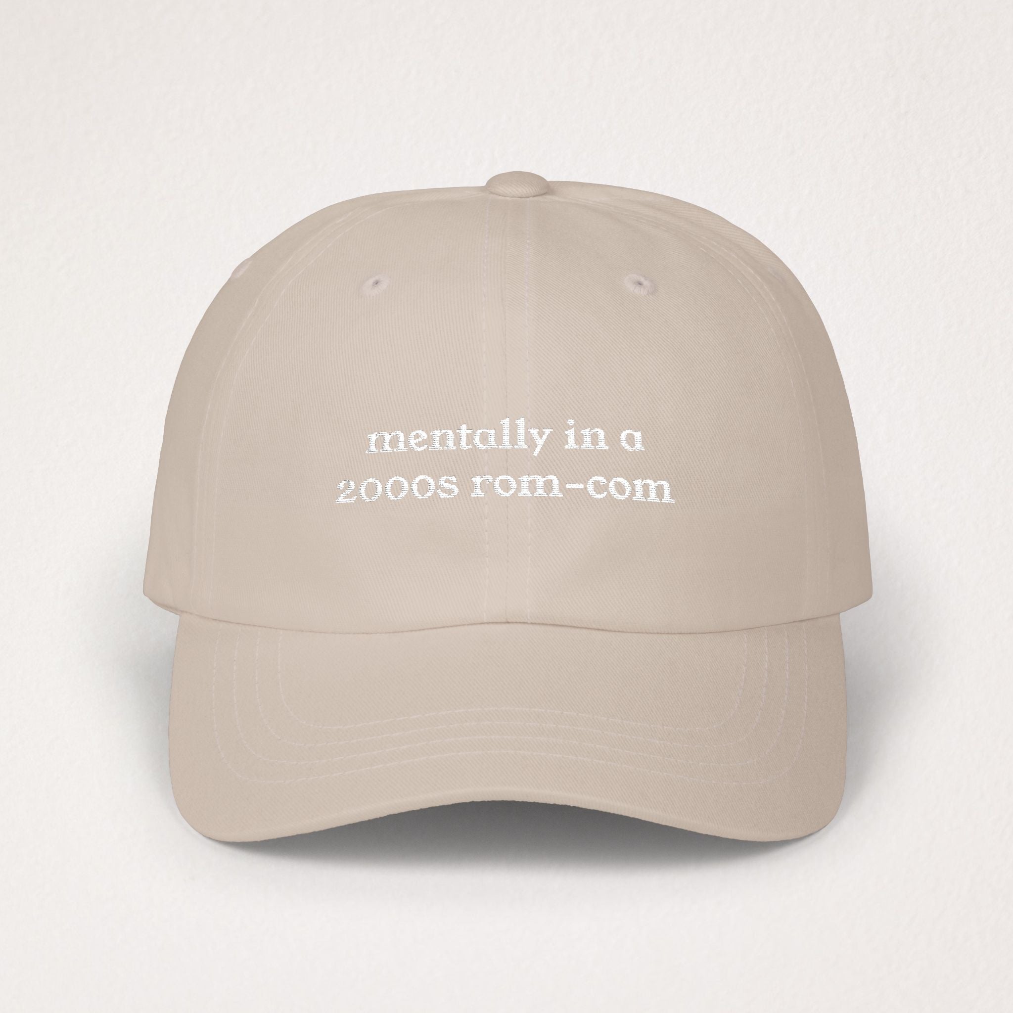 Mentally in a 2000s Rom-Com Hat - Movie Lover Corduroy Hat
