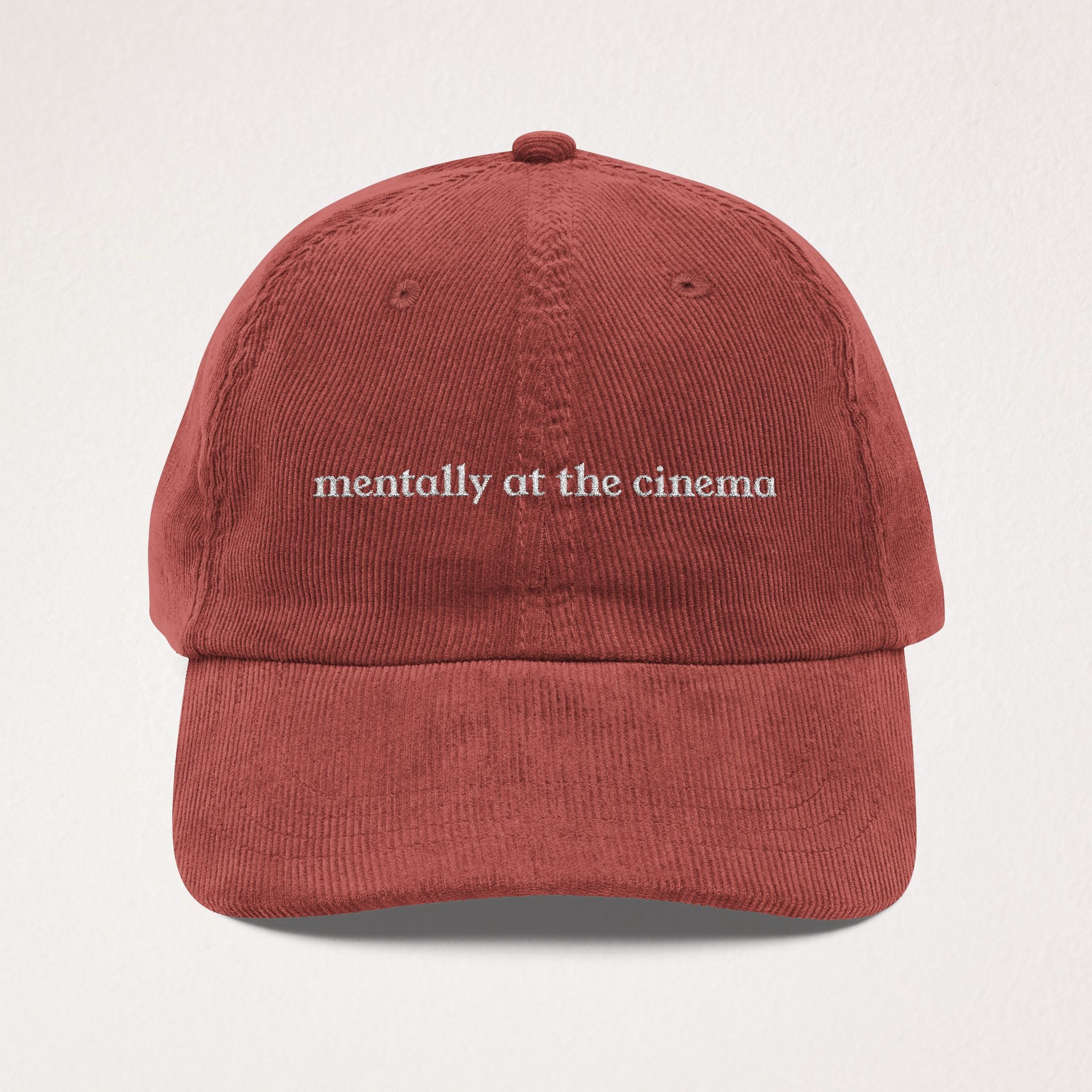 Mentally At The Cinema Hat - Movie Lover Corduroy Hat