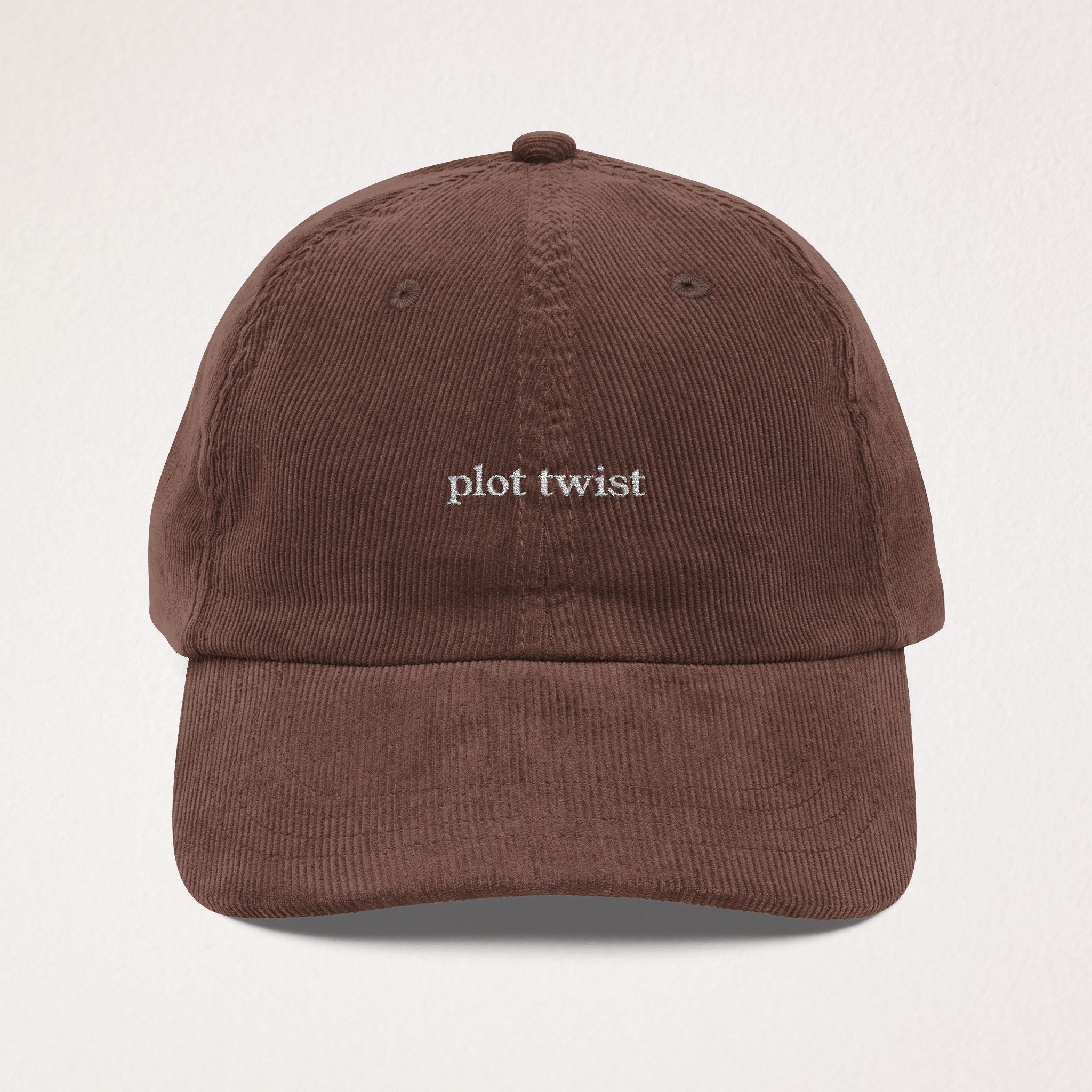 Plot Twist Hat - Movie Lover Corduroy Hat