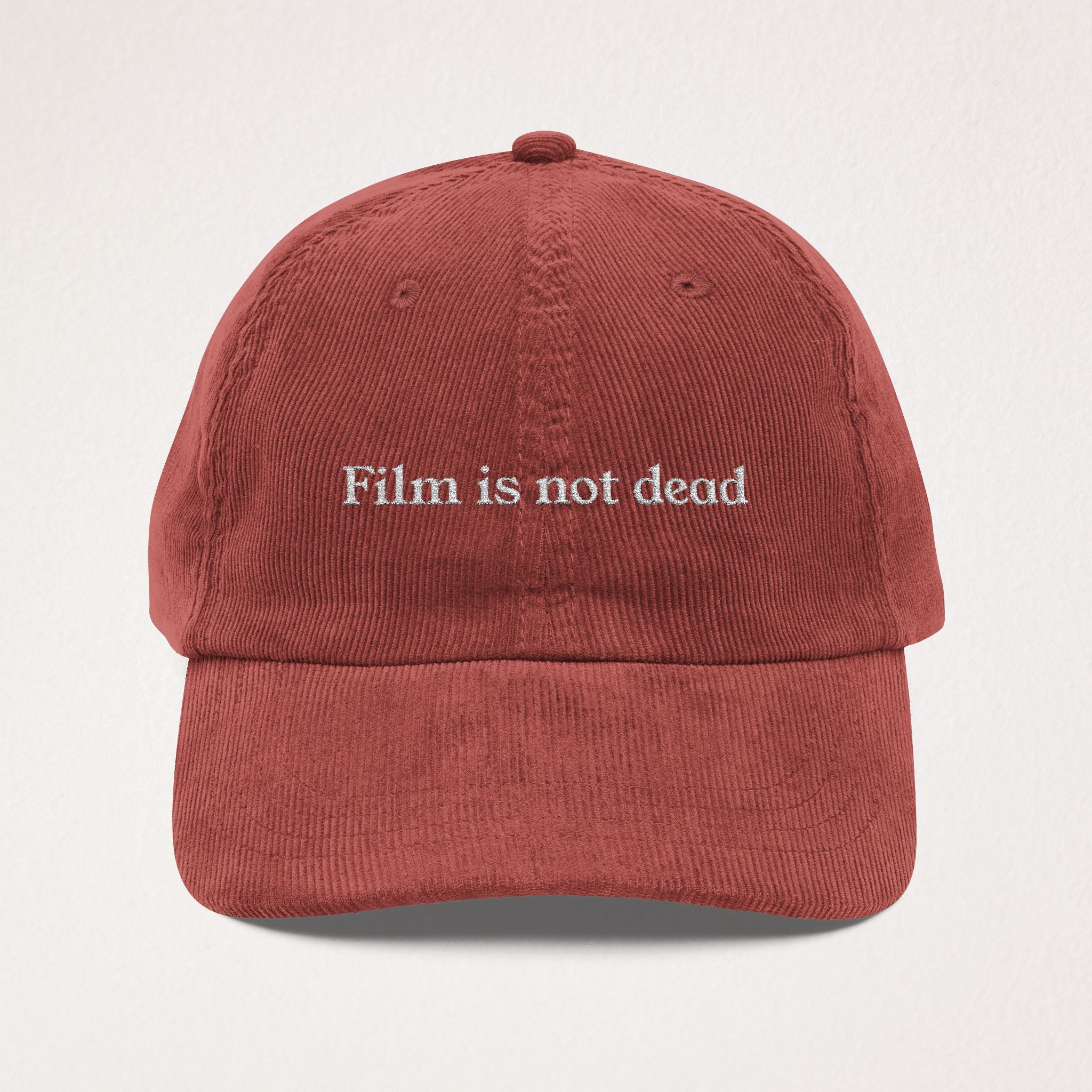 Film is not dead Hat - Movie Lover Corduroy Hat