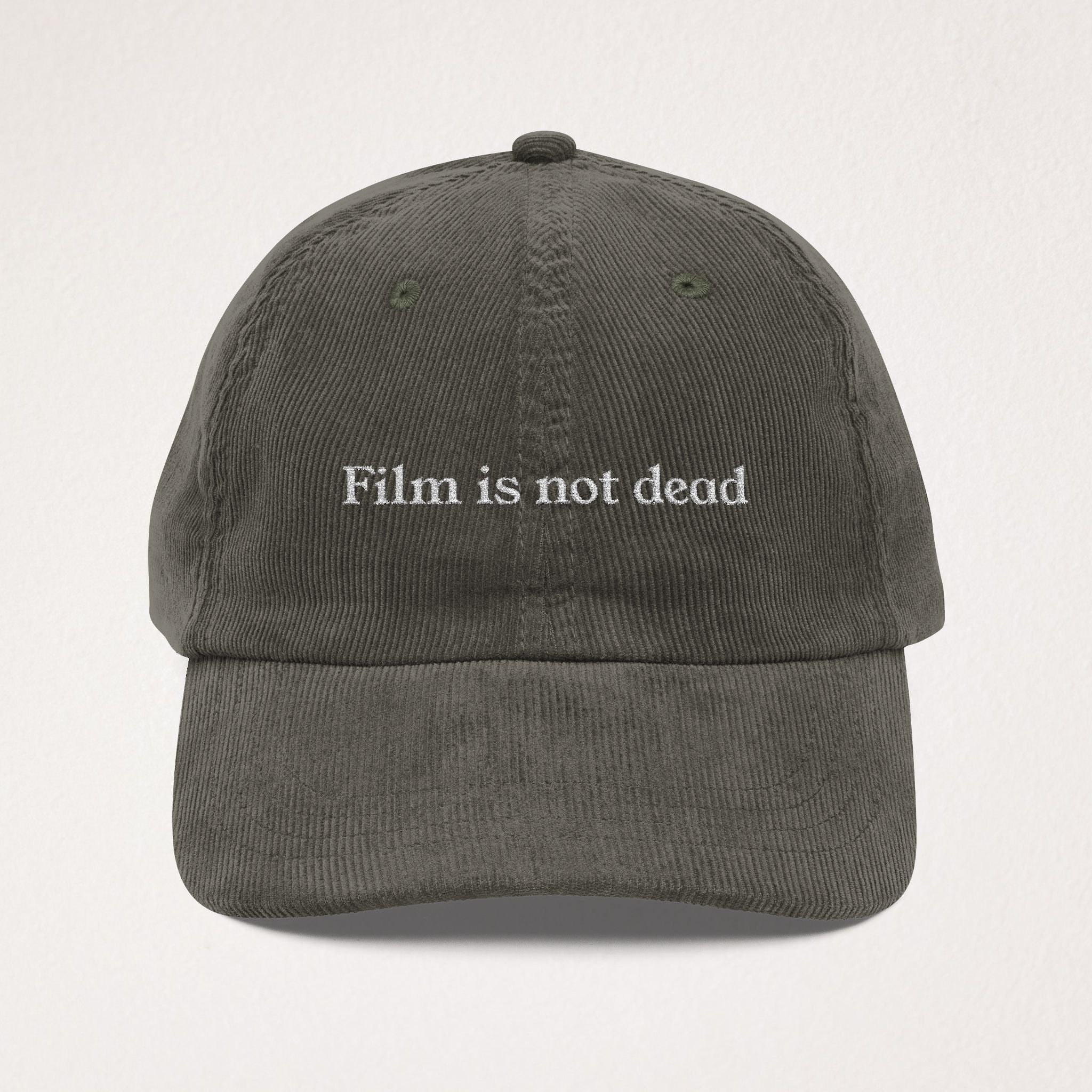 Film is not dead Hat - Movie Lover Corduroy Hat
