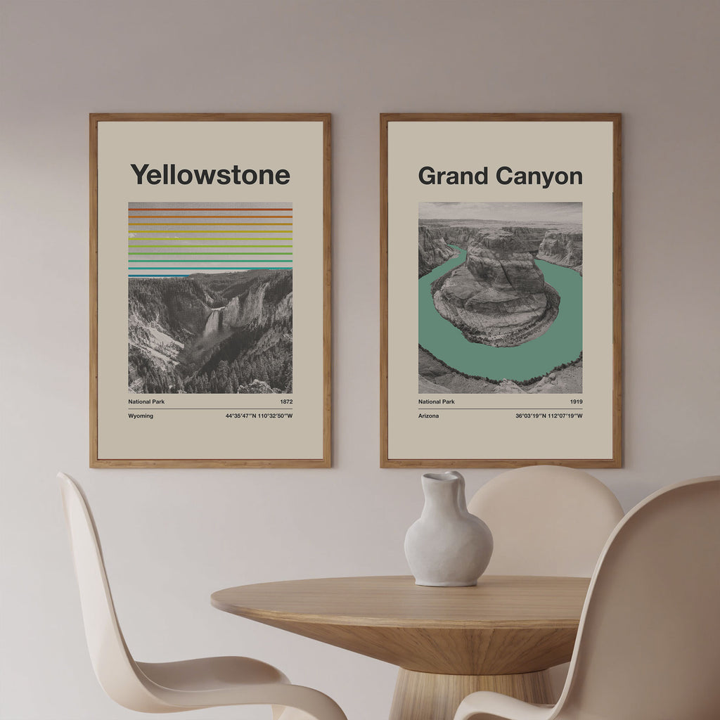 Grand Canyon National Park Poster Poster - Vintage Travel Wall Art