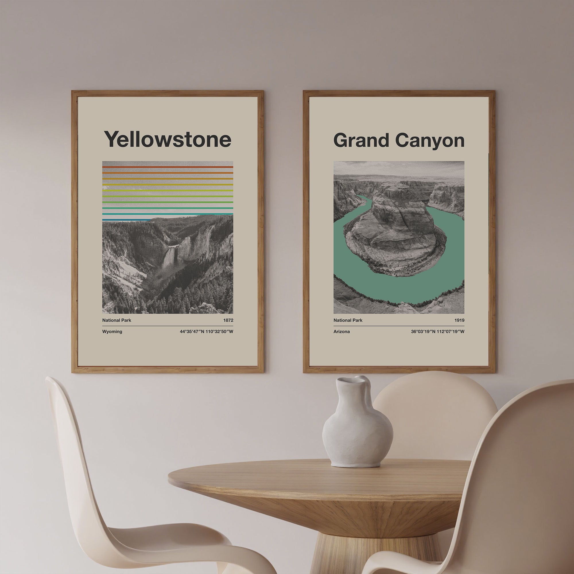 Grand Canyon National Park Poster Poster - Vintage Travel Wall Art