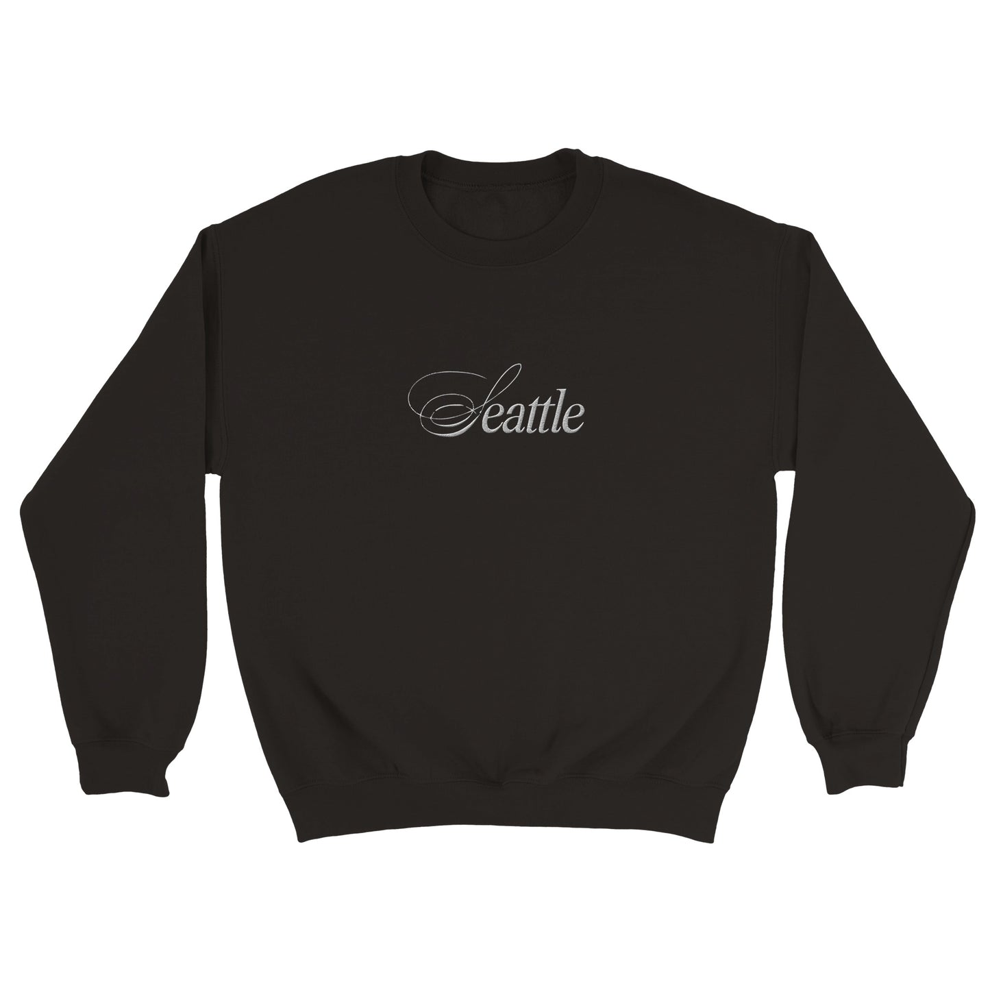Seattle City Embroidered Unisex Sweatshirt