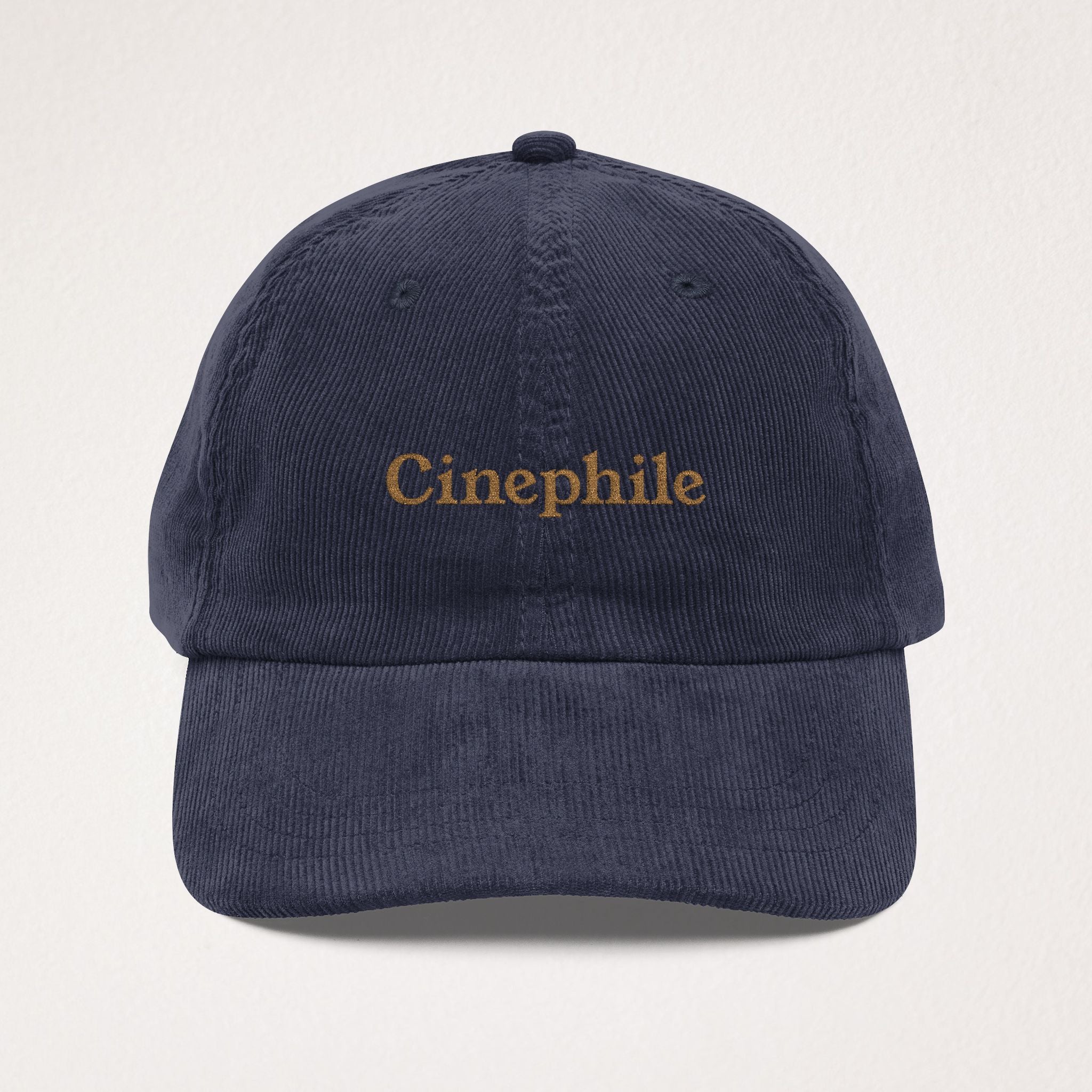Cinephile Hat - Movie Lover Corduroy Hat