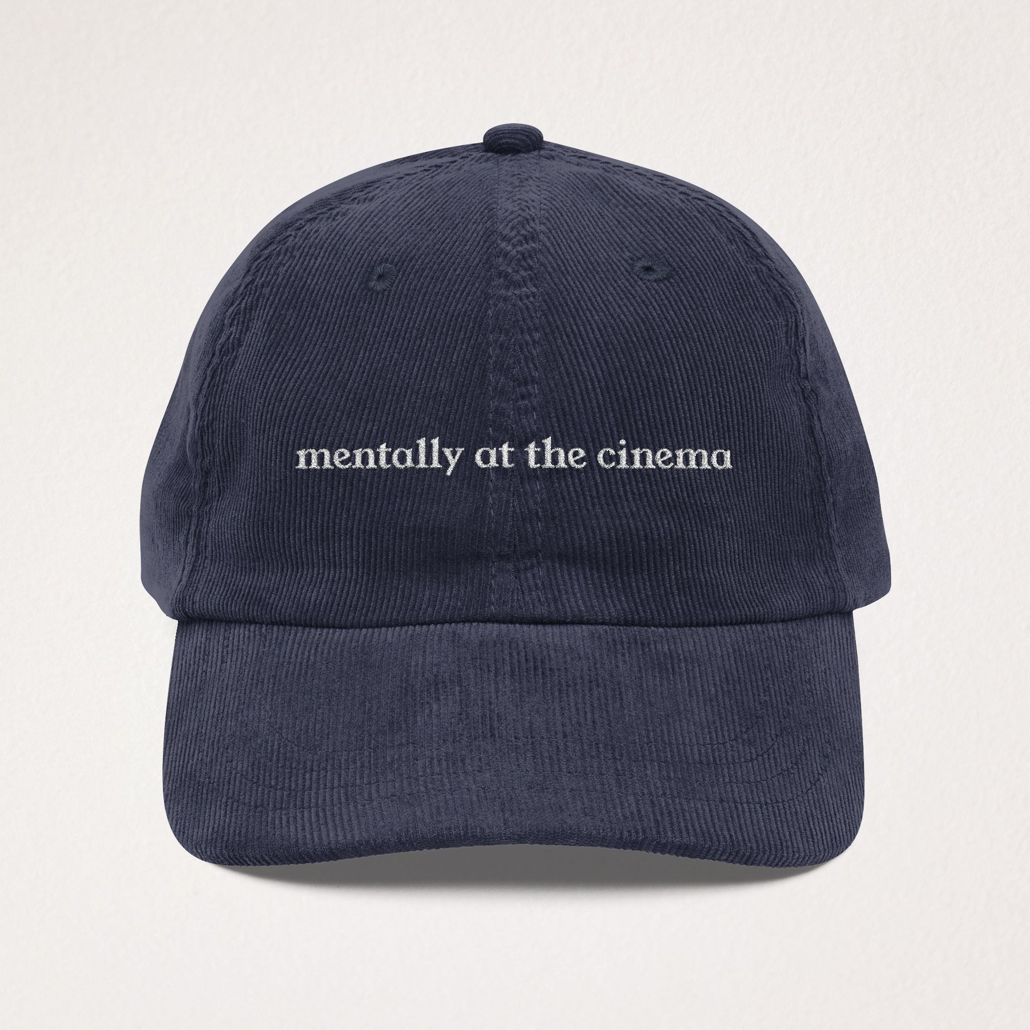 Mentally At The Cinema Hat - Movie Lover Corduroy Hat
