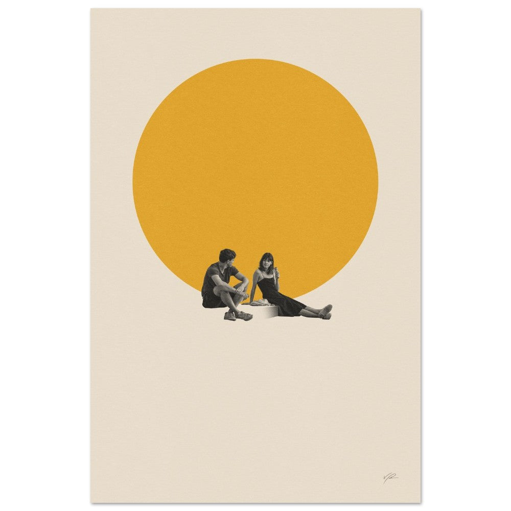 Normal People Inspired Movie Poster - Mid-Century Wall Art