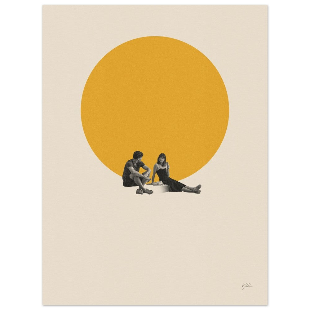 Normal People Inspired Movie Poster - Mid-Century Wall Art