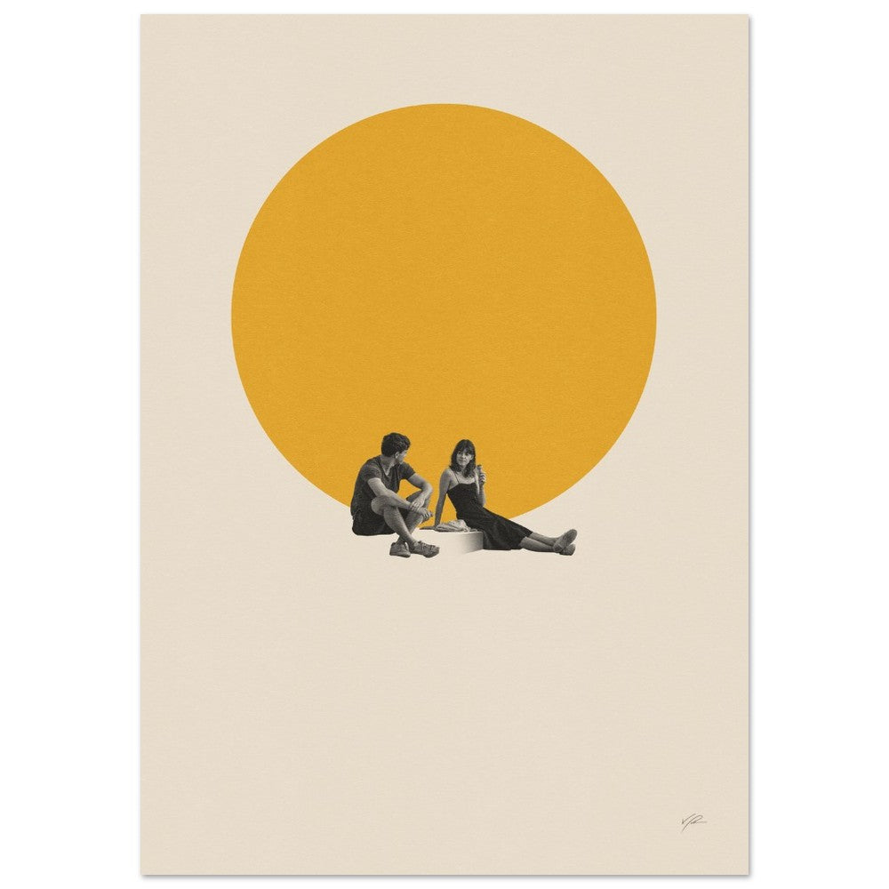 Normal People Inspired Movie Poster - Mid-Century Wall Art