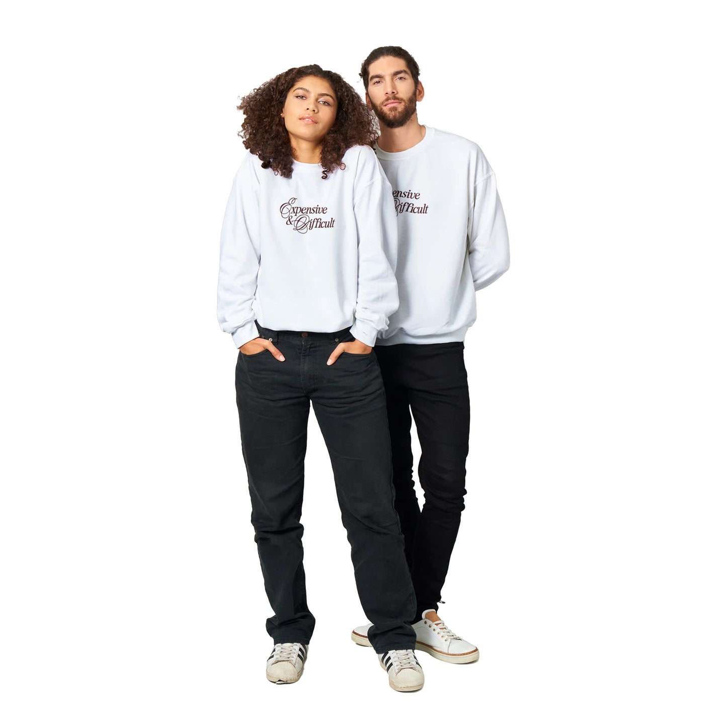 Expensive and Difficult Embroidered Unisex Sweatshirt