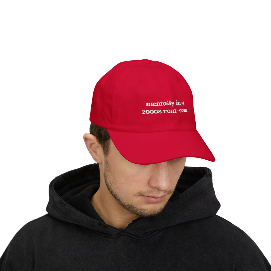 Mentally in a 2000s Rom-Com Hat - Movie Lover Corduroy Hat