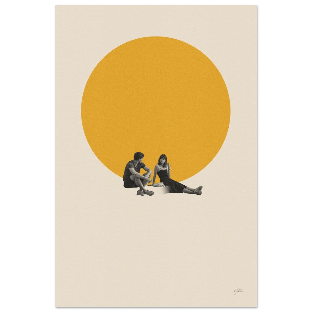 Normal People Inspired Movie Poster - Mid-Century Wall Art