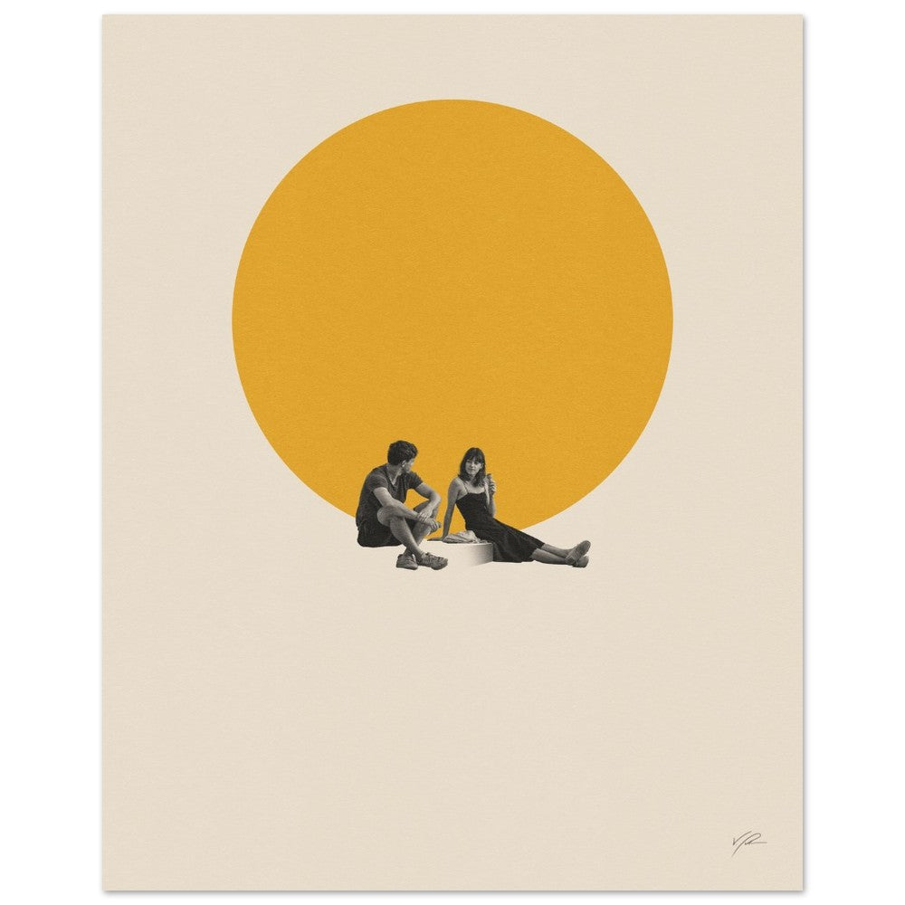 Normal People Inspired Movie Poster - Mid-Century Wall Art