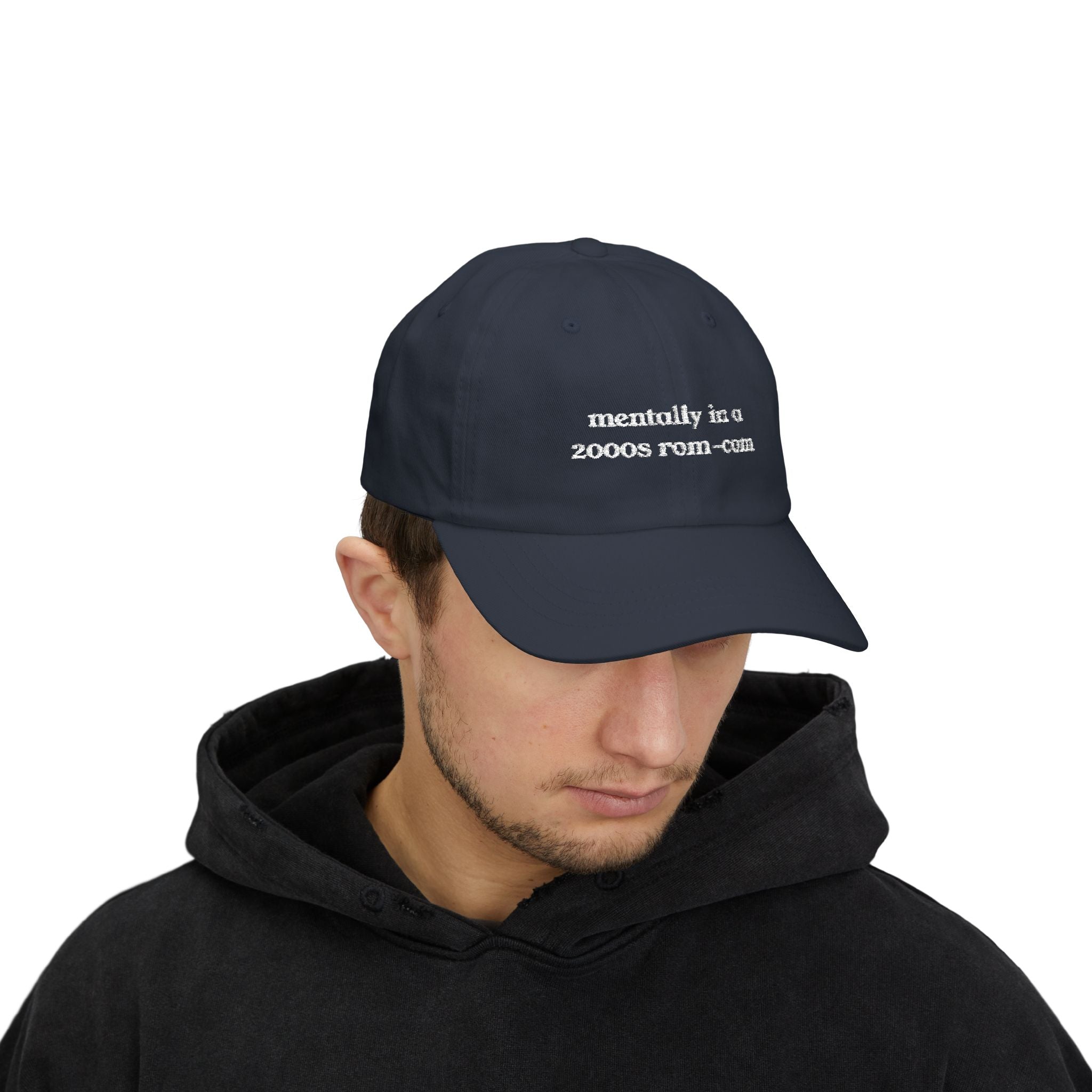 Mentally in a 2000s Rom-Com Hat - Movie Lover Corduroy Hat
