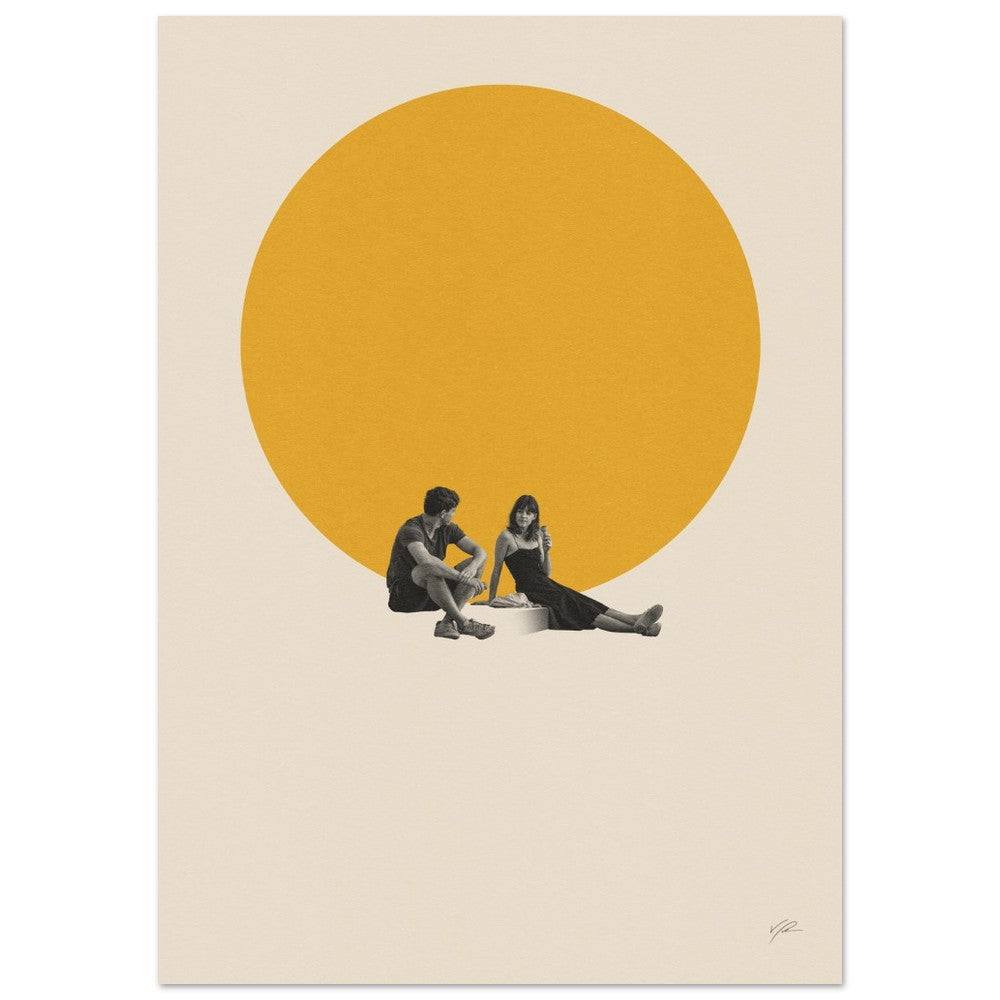 Normal People Inspired Movie Poster - Mid-Century Wall Art