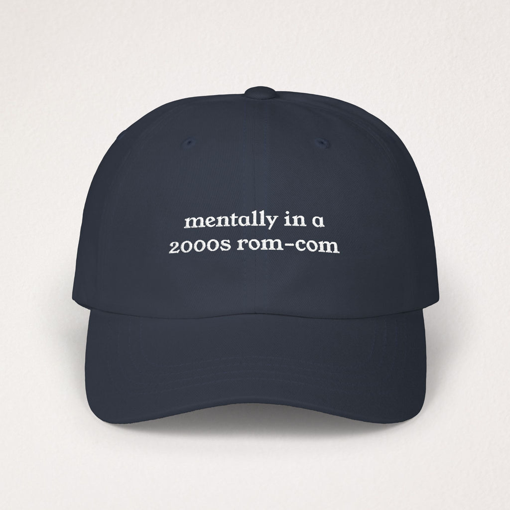 Mentally in a 2000s Rom-Com Hat - Movie Lover Corduroy Hat
