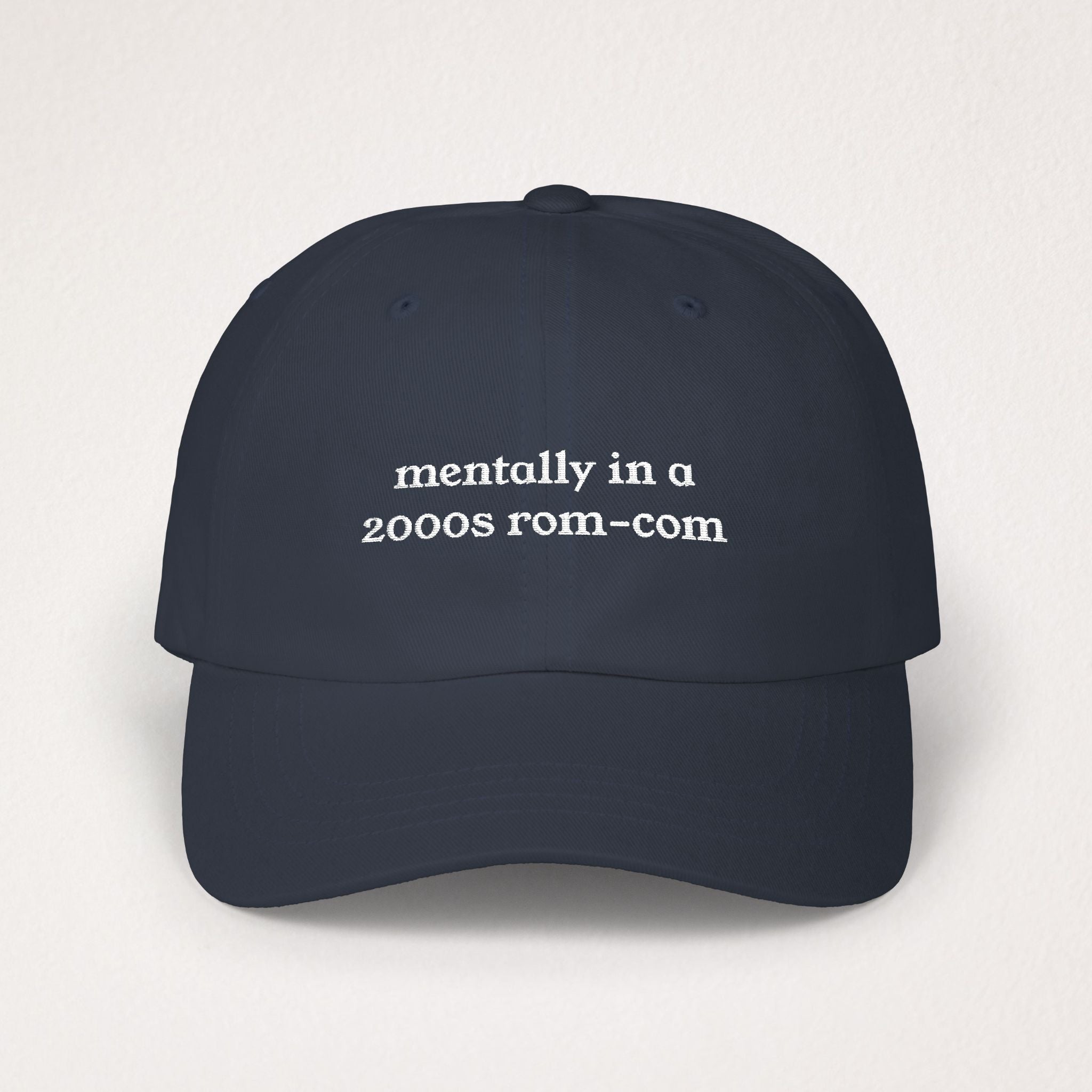 Mentally in a 2000s Rom-Com Hat - Movie Lover Corduroy Hat