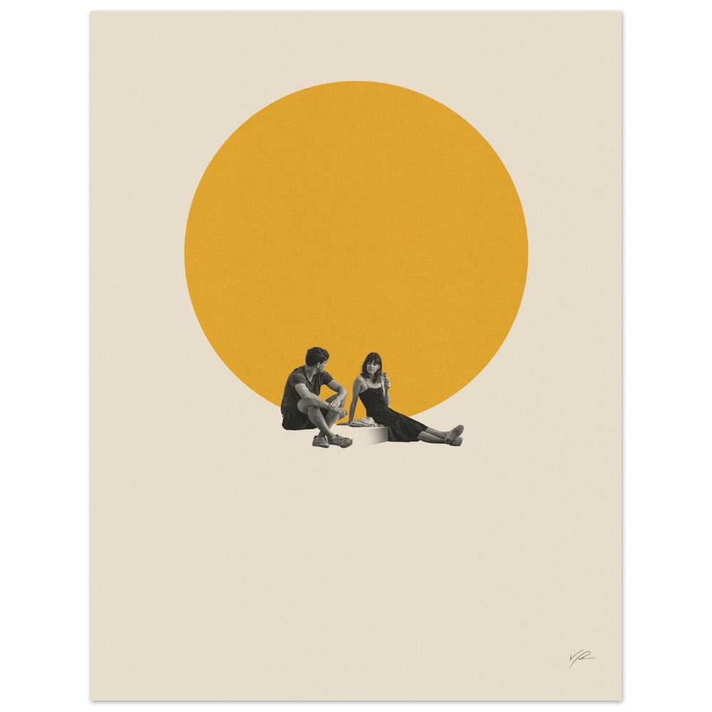 Normal People Inspired Movie Poster - Mid-Century Wall Art