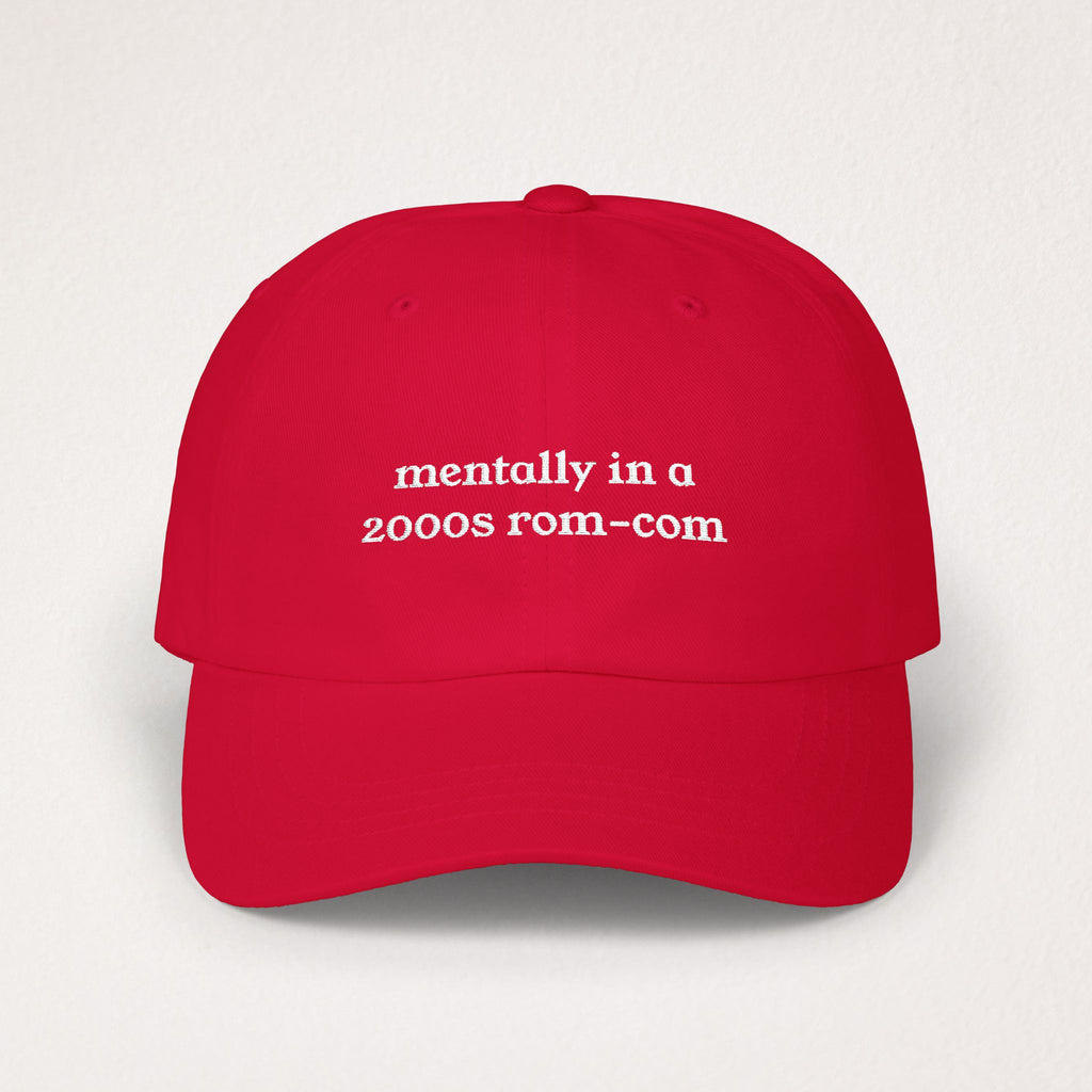 Mentally in a 2000s Rom-Com Hat - Movie Lover Corduroy Hat