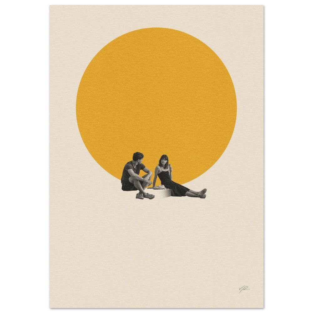 Normal People Inspired Movie Poster - Mid-Century Wall Art
