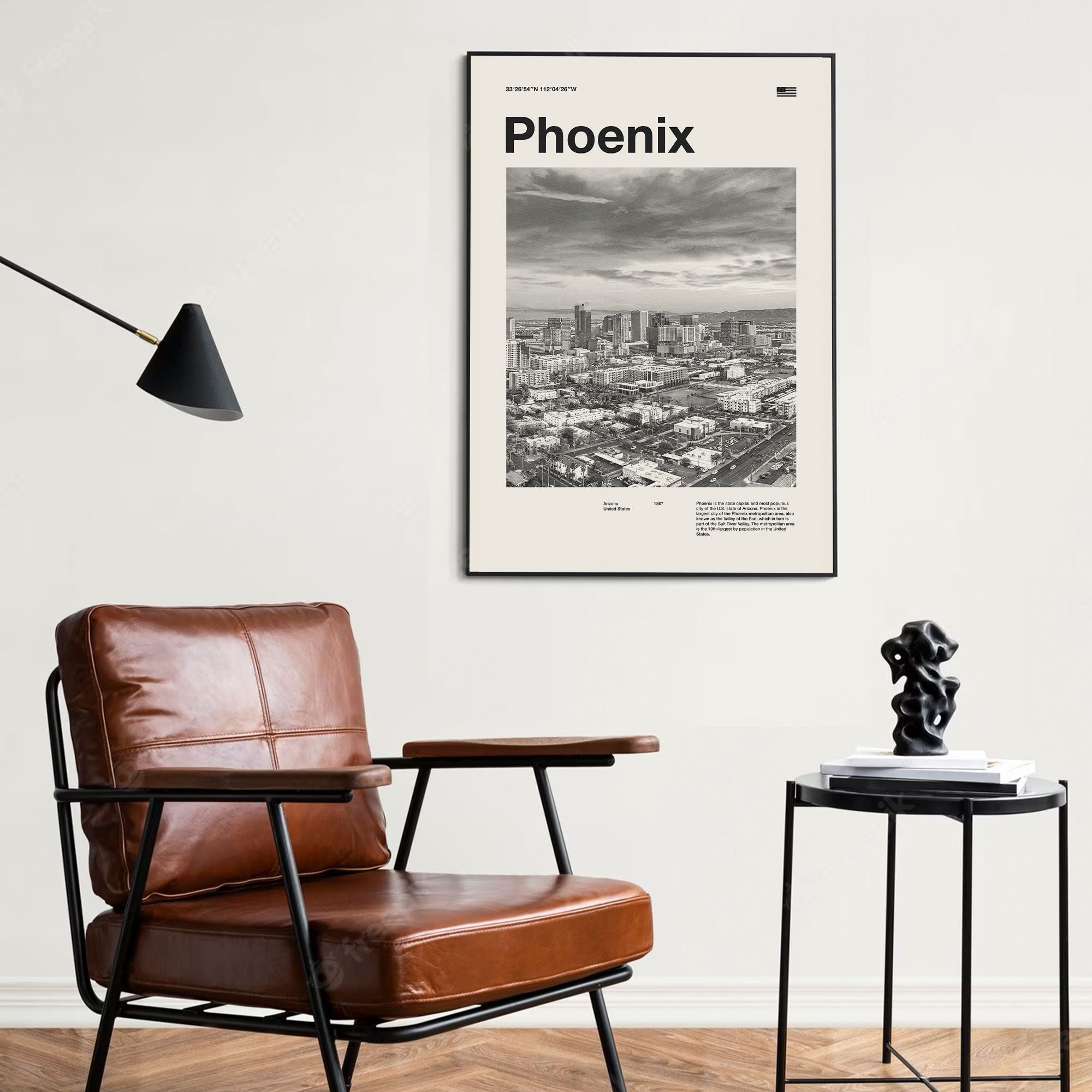 Phoenix City Poster Inspired Movie Poster - Mid-Century Wall Art