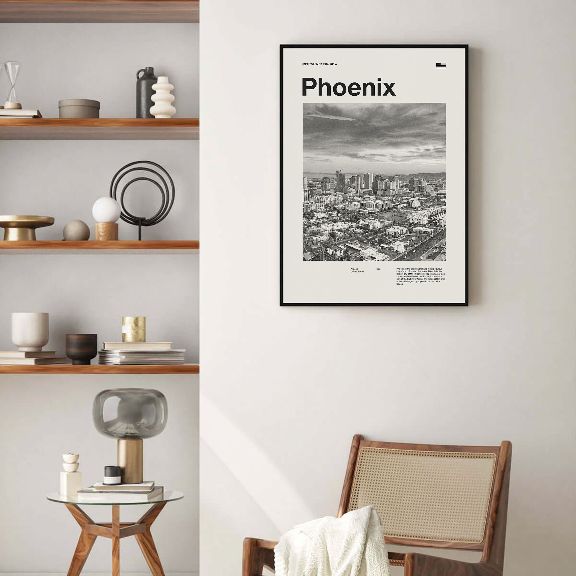 Phoenix City Poster Inspired Movie Poster - Mid-Century Wall Art