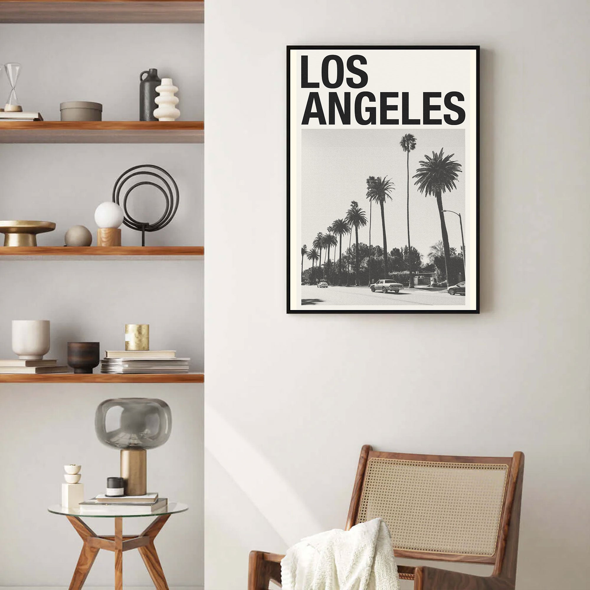 Los Angeles Art Print Inspired Movie Poster - Mid-Century Wall Art