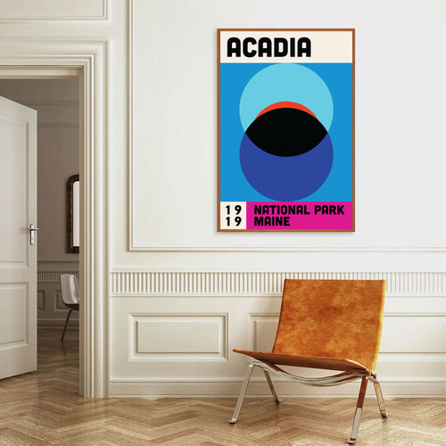 Acadia National Park Poster - Vintage Travel Wall Art